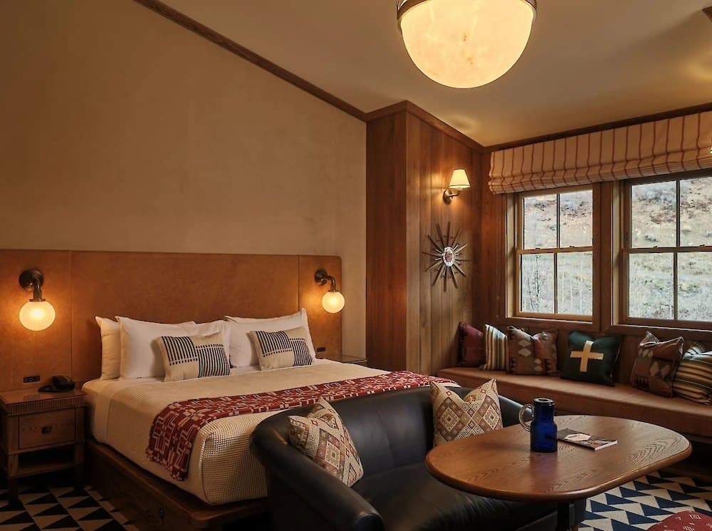 Guest room at Sundance Mountain Resort